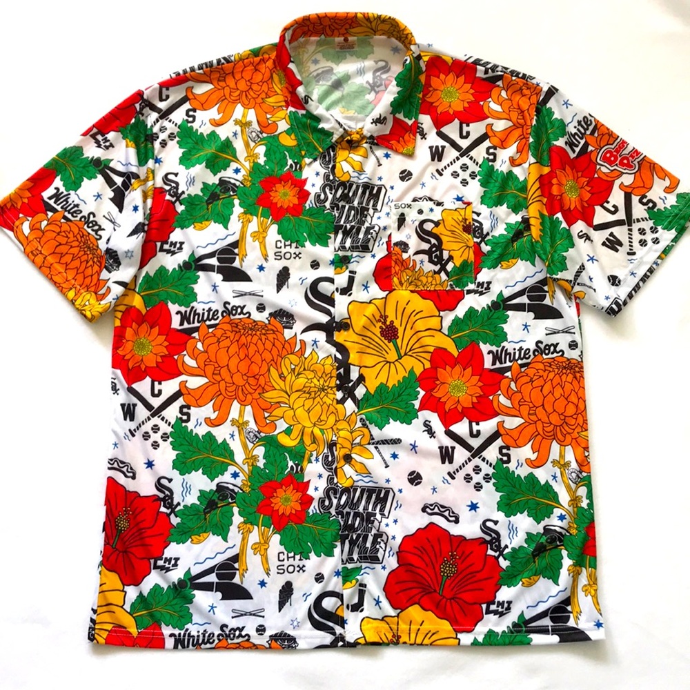 Chicago White Sox Hawaiian Shirt South Side Beggars Pizza Giveaway Not in Stores